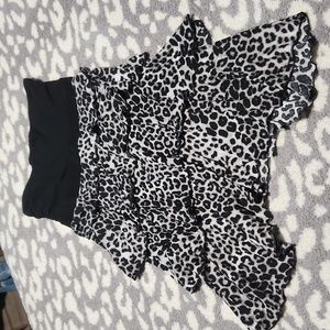 Express strapless dress retro 2000s